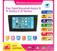 ESSGOO Android14 7" Car Stereo Radio For Opel/Vauxhall Astra G H Corsa C D Vectra CarPlay Android Auto GPS NAV WIFI BT FM BlacK 1-32 DAB BOX