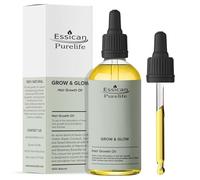 Essican Purelife Hairgrowth Oil with Biotin 100ml, 1 Pack Rosemary, Argan, Coconut, Coffee, Vitamin E, Castor Oils, Natural Hair Oil for Hair Growth Scalp Serum, Promotes Thicker & Fuller Hairs