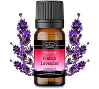 Essican Purelife Premium Pure Lavender Essential Oils 10 ml, Aromatherapy Essential Oils for Candle Making, Soap & Bath - Haircare & Skincare - French Lavender for Sleep in Amber Bottle