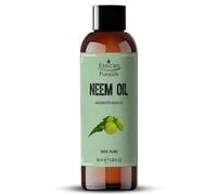 Essican Purelife Pure Neem Oil for Skin, 100ml Cold Compressed Neem Oil for Plants Spray, Skin Care, Nails, Body Lotions, Carrier Oils for Essential Oils Mixing, Nourishing for Scalp and Hair Growth