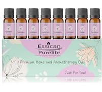 Essican Purelife Sweet Scented Home Fragrance Oil Set - 8 x 10ml Aromatherapy Fragrance Oils for Soap Making, Candle Scents for Candle Making, Wax Melts, Perfume, & Humidifier, Sweet Scented Gifts Set