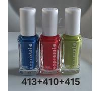 essie Expressie Nail Polish Quick Dry Formula 415 Take Controller 413 + 410 Bund