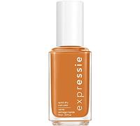 essie ExprEssie Nail Polish Quick Dry Formula, Chip Resistant, Yellow Orange, 110 Saffron On The Move, 10 ml (Pack of 1)