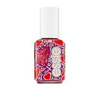 Essie Galentines 2019 Collection Matte Glitter Top Coat, You're So Cupid Red