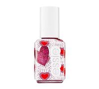 Essie Galentines 2019 Collection Sparkles Between Us Matte Glitter Top Coat, Pink