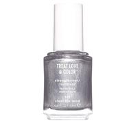 Essie Treat Love & Color Nail Polish Nail polish for dry, brittle nails 13.5 ml, 101 Steel The Lead, Metallic/Glitter