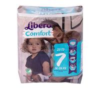 Essity Libero Comfort 7 Baby Nappies, 16-26 kg, Pack of 21
