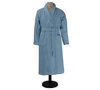 ESSIX Aqua Cotton Dressing Gown East Blue XL