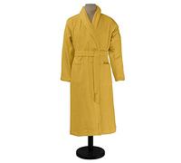 ESSIX Aqua Cotton Dressing Gown Saffron Yellow M