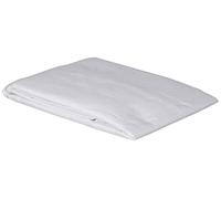 ESSIX Bolster Pillow Case, Cotton Satin, White, 43 x 230 cm