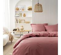Essix Cotton Duvet Cover, Very Soft, Indian Pink, 260 x 240 cm