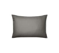 Essix Cotton Satin Pillowcase Grand Hotel Zinc, 50 x 75 cm