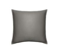 Essix Cotton Satin Pillowcase, Palazzo, Zinc, 65 x 65 cm,