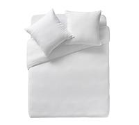 ESSIX Duvet Cover, Cotton, White, 140 x 200 cm
