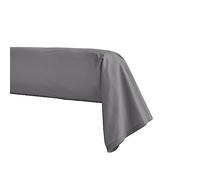 Essix First Cotton Percale Bolster Cover, Basalt, 43 x 190 cm