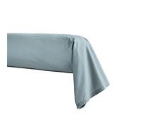 ESSIX First Cotton Percale Bolster Cover, Ice Blue, 43 x 190 cm, 43 x 190 cm