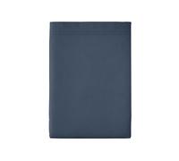 Essix First Cotton Percale Flat Sheet, Midnight Blue, 180 x 290 cm
