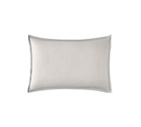 Essix First Cotton Percale Pillowcase, Pearl Grey, 50 x 70 cm