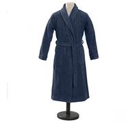 Essix Home Collection Aqua Bathrobe, Cotton, ocean, Size M