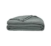 ESSIX Plain Cotton Gauze Bedspread 260 x 240 cm