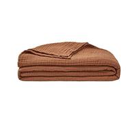ESSIX Plain Cotton Gauze Blanket, Jazzy, 130 x 170 cm