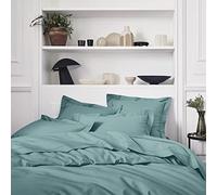 Essix Plain Cotton Percale Duvet Cover, Royal Line, 260 x 240 cm,