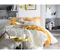 ESSIX Toi and Moi Duvet Cover 140 x 200 cm Cotton Linen/Straw