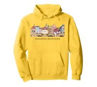 Esslingen am Neckar, hand-drawn cityscape Pullover Hoodie