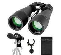 ESSLNB 15-30X80 Zoom Astronomy Binoculars with Built-in Tripod Mount Giant Binoculars with Phone Adapter and Case for Bird Watching Hunting and Stargazing