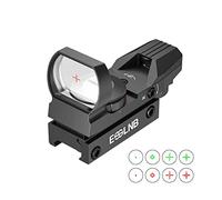 ESSLNB Red Dot Scope 5 Brightness Settings Rifle Scope with 20mm/22mm Picatinny Rail Mount and Cover for Hunting