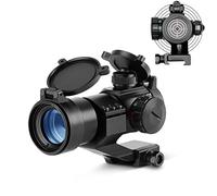 ESSLNB Red Dot Sight 5 Brightness Settings Rifle Scope with 20mm/22mm Picatinny Rail Mount and Flip-Up Covers for Hunting