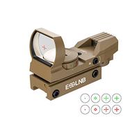 ESSLNB Red Dot Sights 5 Brightness Settings Rifle Scope with 20mm/22mm Picatinny Rail Mount and Cover for Hunting