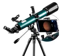 ESSLNB Telescope 70080 Telescope for Adults with Stargazing Smartphone APP Smartphone Adapter Adjustable Tripod Finder Scope Wireless Remote