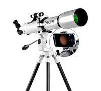 ESSLNB Telescope for Adults Astronomy, 80mm Aperture 700mm Refractor Telescopes for Beginners, Professional High Transmission Travel Telescope with Stargazing APP Phone Adapter
