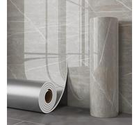 ESSMOKO Wallpaper Gilded self Adhesive Imitation Marble Tile Effect Wallpaper for Kitchens and bathrooms Waterproof and Moisture Proof Suitable for Furniture Renovation Cloud Gray 400 * 300cm