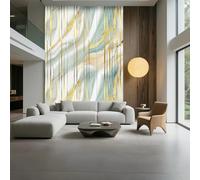 ESSMOKO Wallpaper Gold Plated Marble Texture Wallpaper self Adhesive Waterproof Moisture Proof Imitation Ceramic Tile Washable Kitchen and Bathroom Decorative Sticker Green Gilded 40cm*300cm