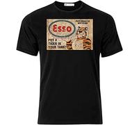 Esso Put A Tiger in Your Tank Graphic Cotton T Shirt Short & Long Sleevel Black
