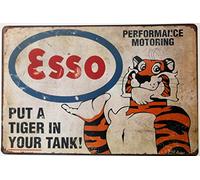 ESSO TONY THE TIGER TIN METAL PLATE SIGN 20 X 30 CM
