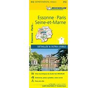 Essonne, Paris, Seine-et-Marne - Michelin Local Map 312: Straßen- und Tourismuskarte 1:150.000