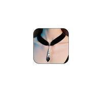 ESSPECS Gothic Pendulum Crystal Choker Necklace for Women Goth Black Velvet Choker Necklaces Halloween Mystery Witchy Divination Necklaces Gothic Vampire Costume Jewelry for Women, L, Brass, No