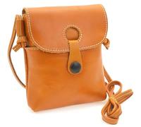 ESSSO Mini Crossbody Bags for Women - Vegetable-Tanned Leather Phone Purses with Crossbody Strap, Retro, Durable & Stylish, Camel, Mini, Small Crossbody Bags for Women