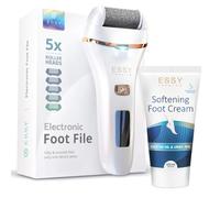 Essy Electric Foot File and Moisturizing Foot Cream Bundle