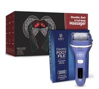 Essy Electronic Foot File and Shiatsu Massager with Heat Bundle