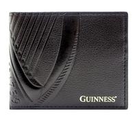 Est 1759 St James's Gate Embossed Harp Print Wallet Bi-Fold Coin Pocket, ID & Card Holder, Black