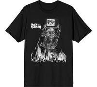 Est. 1975 Holy Smoke Flames T-Shirt Iron Maiden Black XL