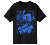 Est 1975 No Prayer Grave Blue T Shirt Iron Maiden Black M
