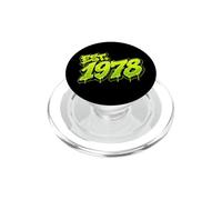 EST. 1978 Fun Graffiti Style Retro 1978 Birthday Design PopSockets PopGrip for MagSafe