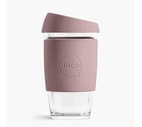 EST 2012 UBERSTAR BARWARE & GIFTS JOCO Glass Reusable Coffee Cup (Dune Taupe, Large (16oz))