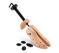 EST Two-Way Shoe Stretcher for Men & Women - Adjustable Length & Width, Perfect for Tight Shoes - Medium Size 6.5-9 (Single), Wood, Single Medium 6.5-9