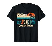 Est Vintage 2006 Limited Edition 20th Birthday 20 Years Old T-Shirt
